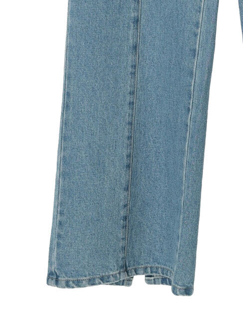 Green Parks「・ELENCARE　DUE　バックスリットデニムパンツ」|デニム|