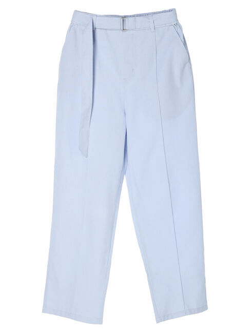 Green Parks「綿麻混バックルベルト付テーパードパンツ」|その他|