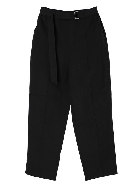 Green Parks「綿麻混バックルベルト付テーパードパンツ」|その他|