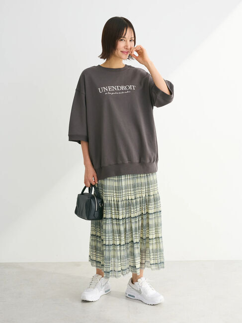 Green Parks「シアープリーツボリュームスカート」|スカート|