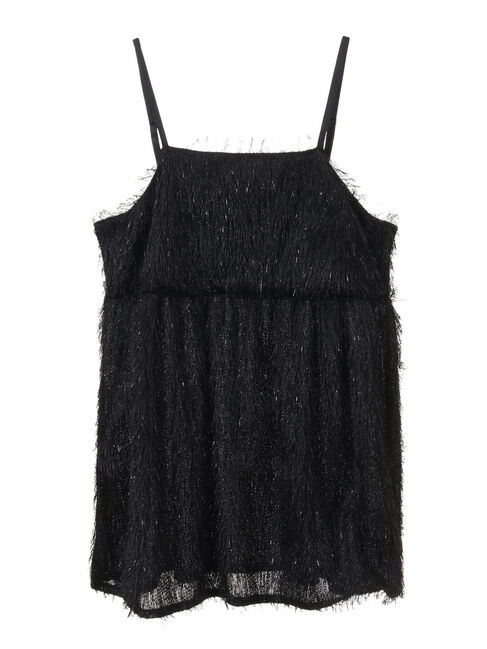 Green Parks「ラメフリンジカットキャミソールビスチェ」|キャミソール|