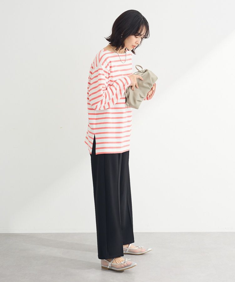 Green Parks「ボーダーチュニック」|Tシャツ・カットソー|