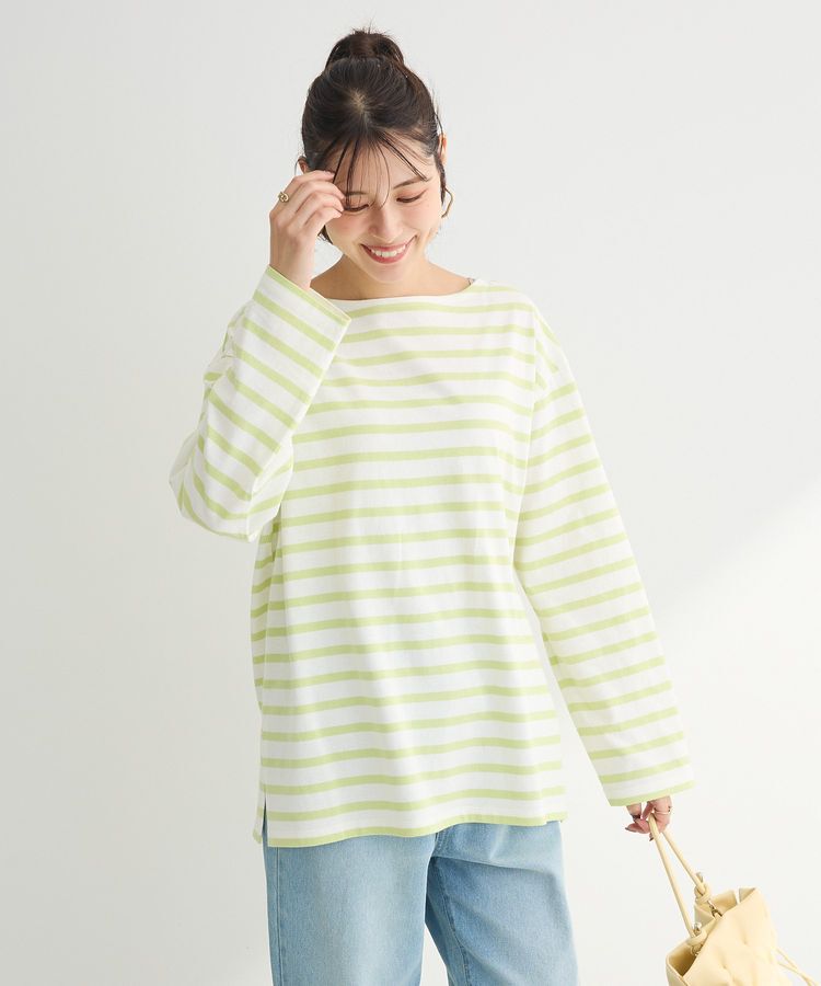 Green Parks「ボーダーチュニック」|Tシャツ・カットソー|Green