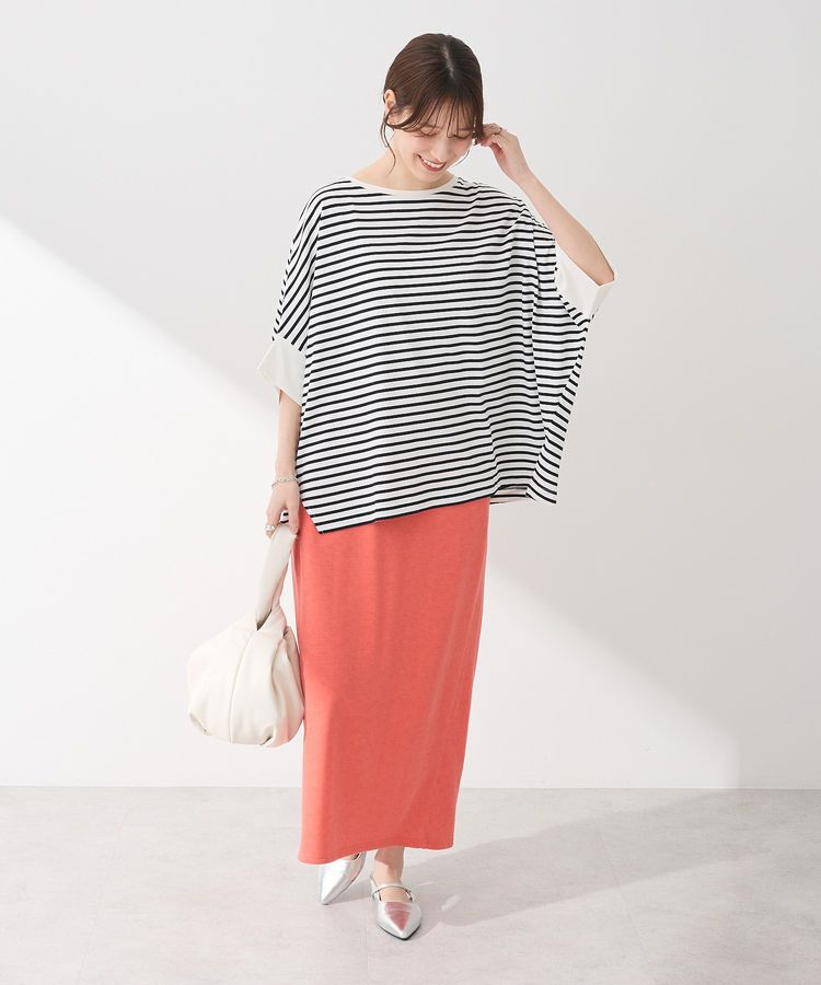 Green Parks「冷やっとすずやかドルマンプルオーバー」|Tシャツ・カットソー|