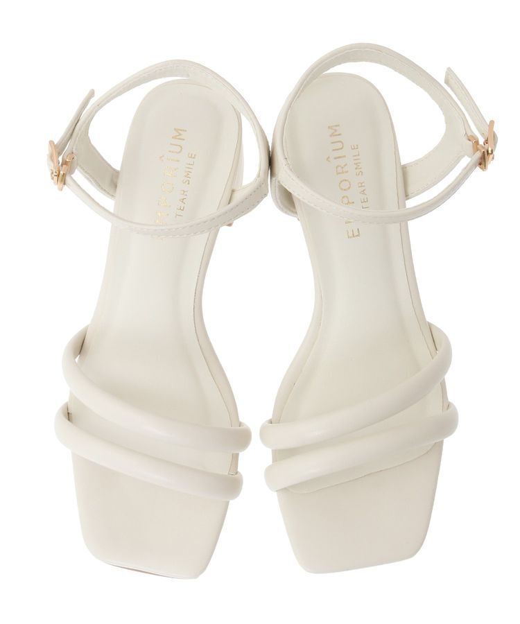 armonia「ETS.スクエアトゥアンクルストラップサンダル」|サンダル|