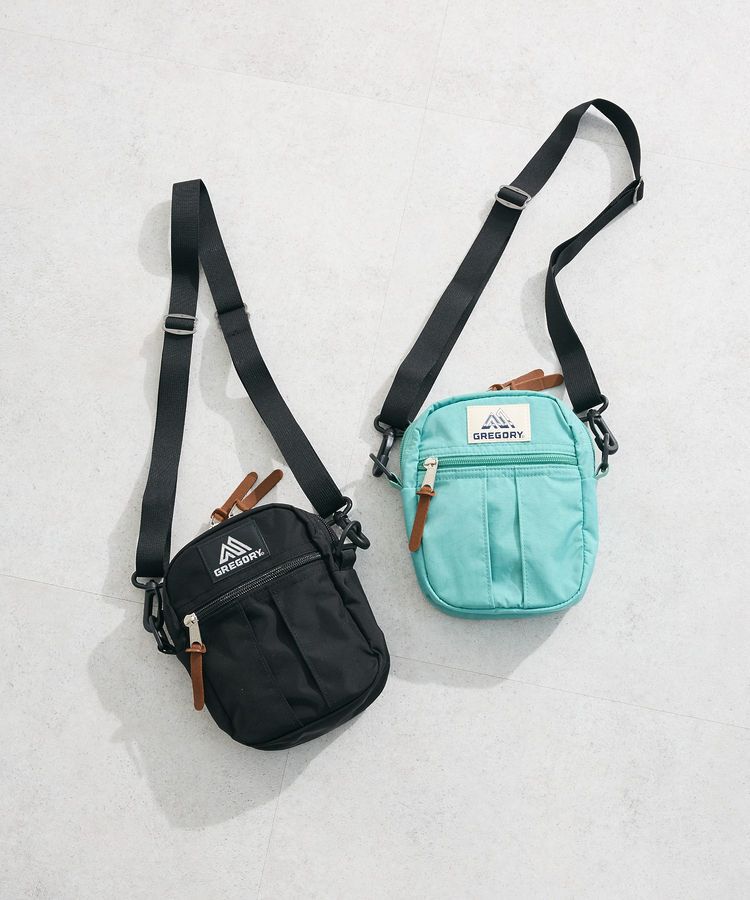 Green Parks「●GREGORY BLACK MESH クイックポケットM」|ショルダー・メッセンジャー|