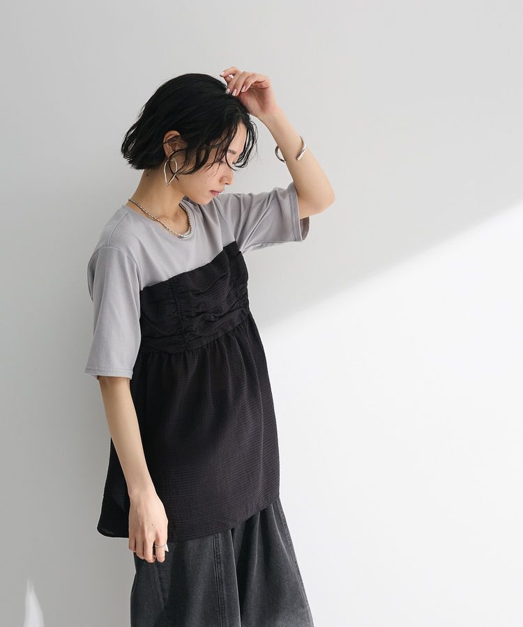 Green Parks「ビスチェドッキングプルオーバー」|Tシャツ・カットソー|