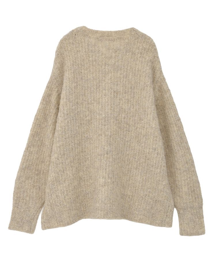 Green Parks「ブークレMIXニットチュニック」|ニット・セーター|