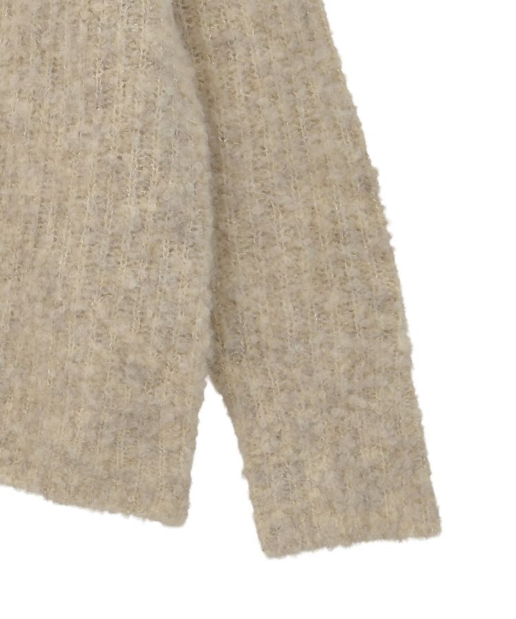 Green Parks「ブークレMIXニットチュニック」|ニット・セーター|