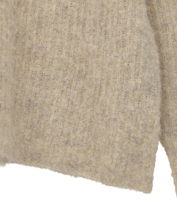 Green Parks「ブークレMIXニットチュニック」|ニット・セーター|