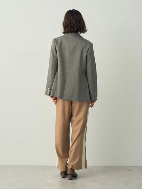 Editt by YECCA VECCA「配色ラインタックワイドパンツ」|その他|