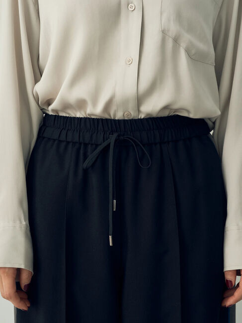 Editt by YECCA VECCA「配色ラインタックワイドパンツ」|その他|