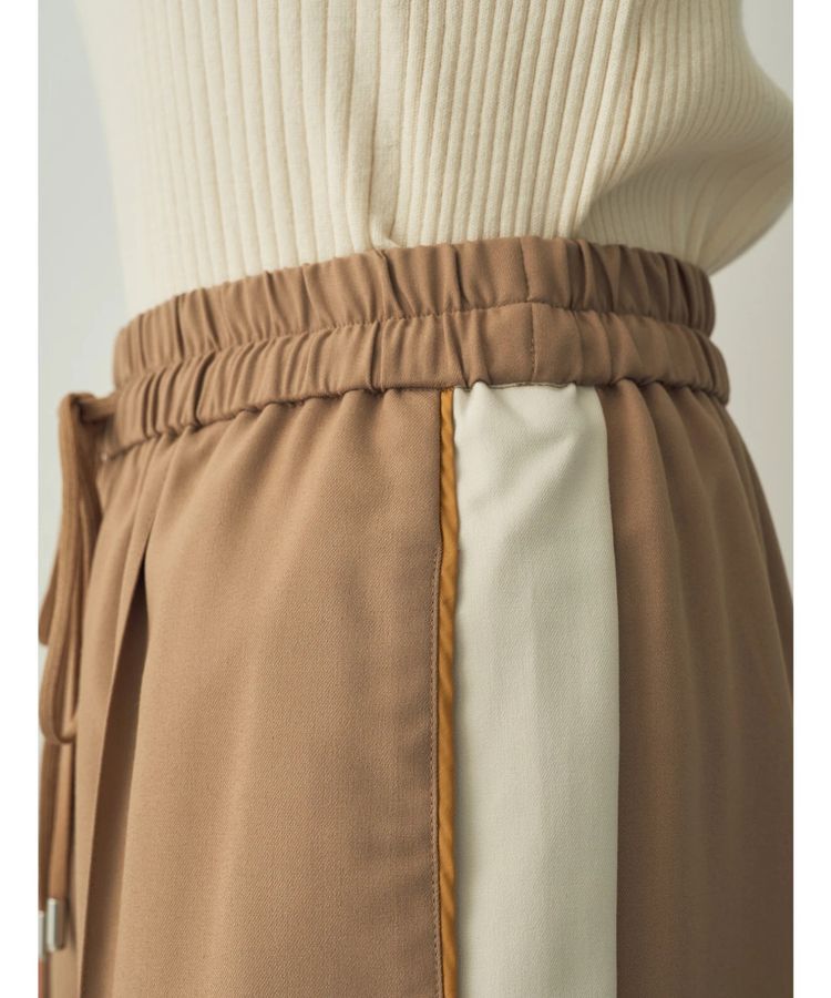 Editt by YECCA VECCA「配色ラインタックワイドパンツ」|その他|