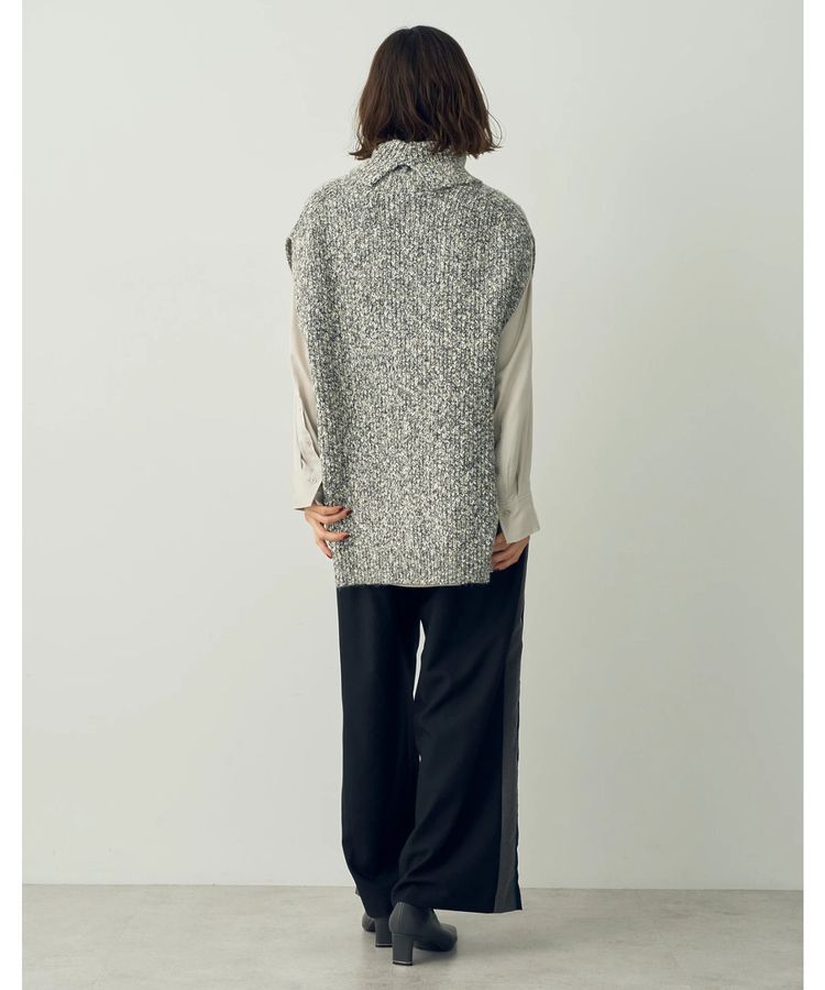 Editt by YECCA VECCA「配色ラインタックワイドパンツ」|その他|