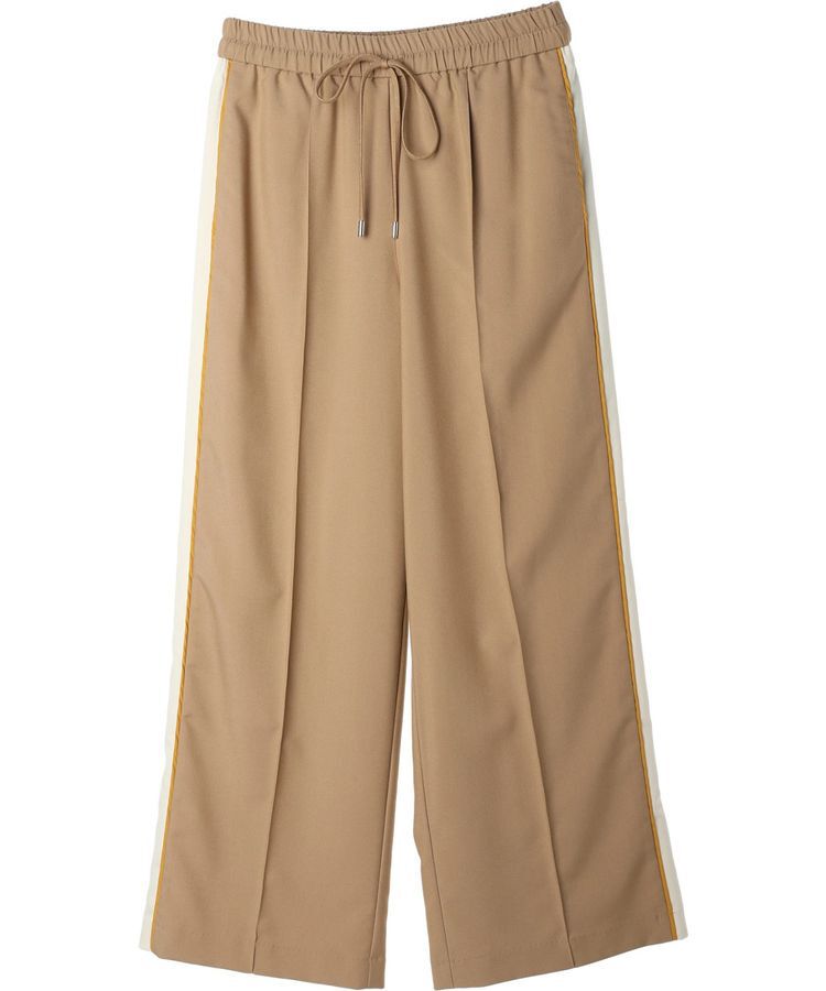 Editt by YECCA VECCA「配色ラインタックワイドパンツ」|その他|