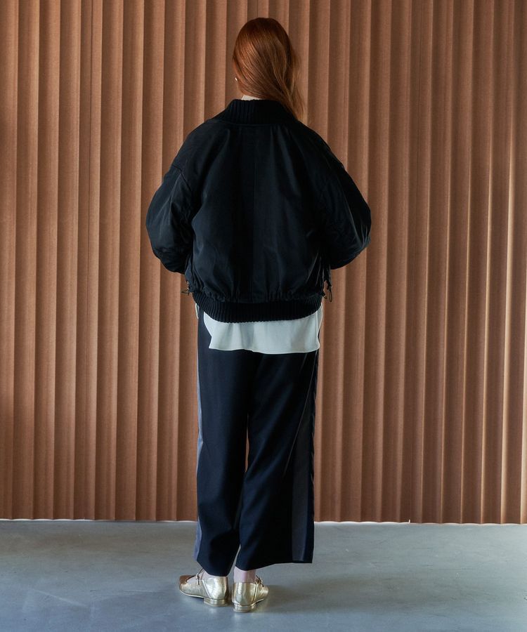 Editt by YECCA VECCA「配色ラインタックワイドパンツ」|その他|