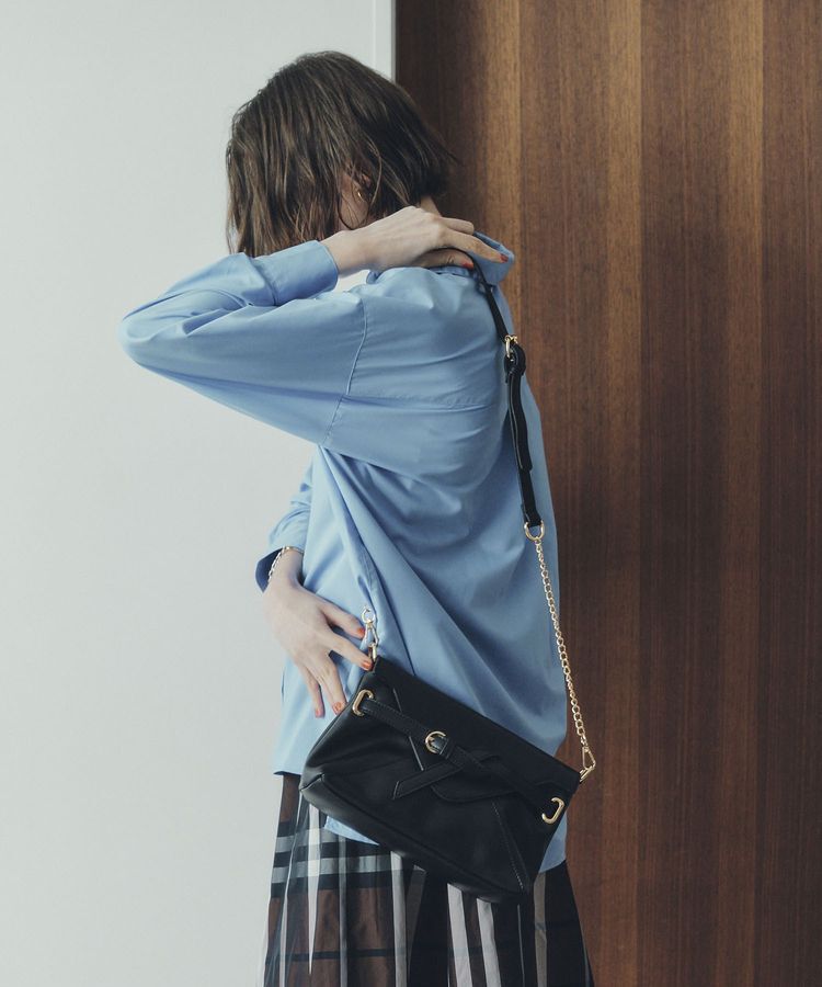 YECCA VECCA「ベルトデザインチェーンバッグ」|ショルダー・メッセンジャー|