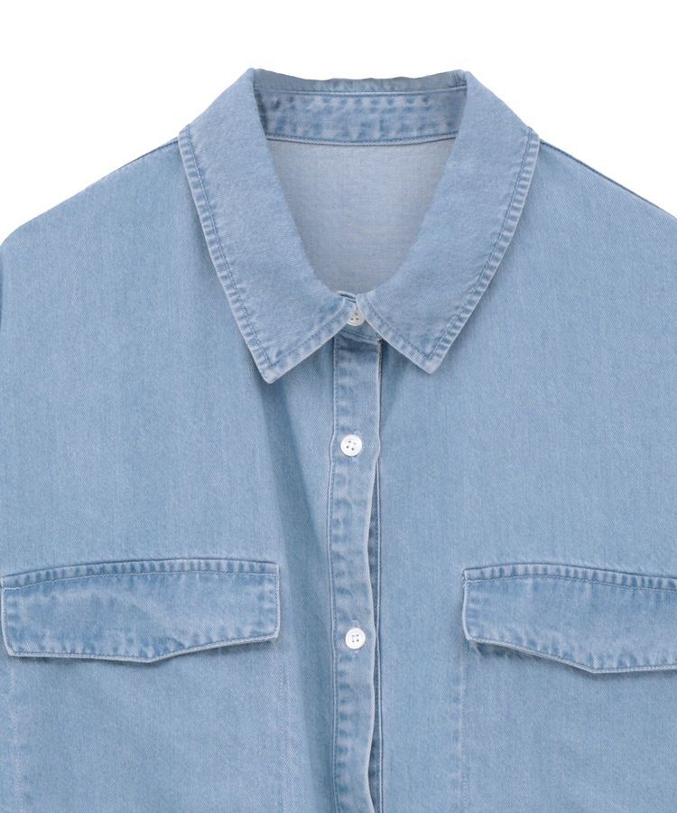 GARAGE OF GOOD CLOTHING「ヴィンテージ加工ショート丈シャツ」|シャツ・ブラウス|