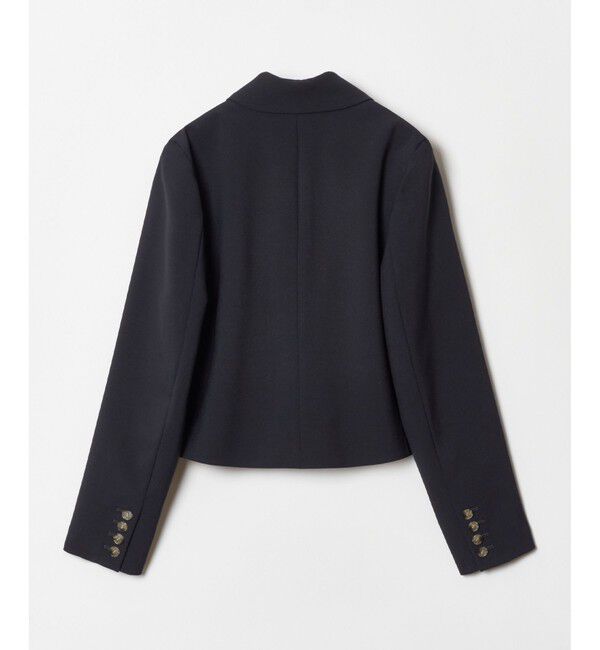 allureville「【セットアップ対応可能】ギャバショートジャケット」|テーラードジャケット|