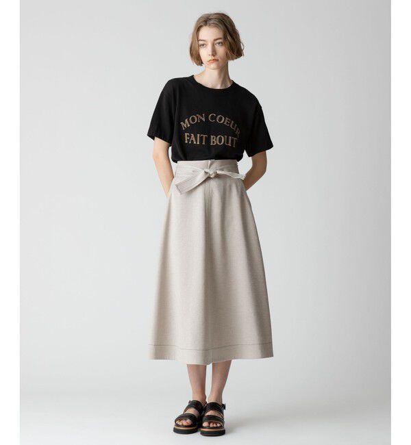 allureville「リノツイルステッチフレアースカート」|フレア|