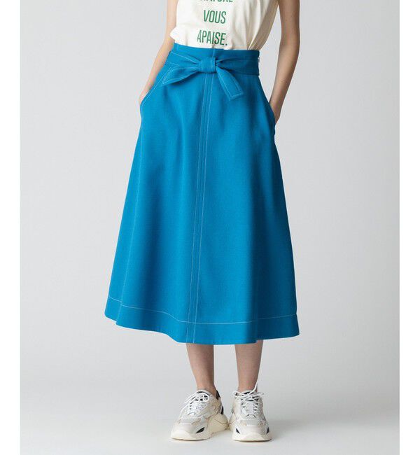 allureville「リノツイルステッチフレアースカート」|フレア|