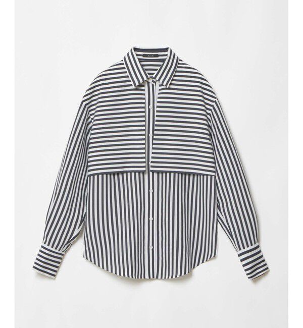 allureville「タイディティールストライプシャツ」|シャツ・ブラウス|