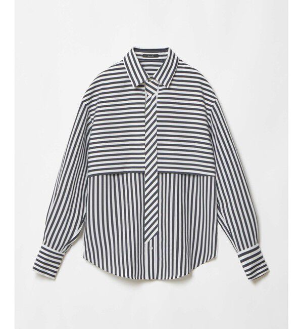 allureville「タイディティールストライプシャツ」|シャツ・ブラウス|