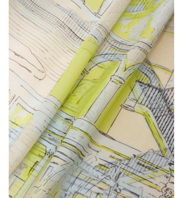 LOULOU WILLOUGHBY「【LOULOU WILLOUGHBY】カテドラルプリント ブラウス」|シャツ・ブラウス|