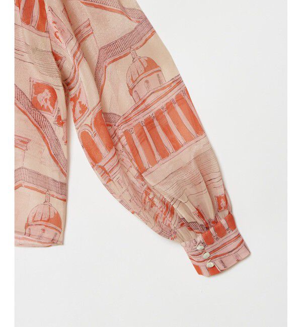 LOULOU WILLOUGHBY「【LOULOU WILLOUGHBY】カテドラルプリント ブラウス」|シャツ・ブラウス|