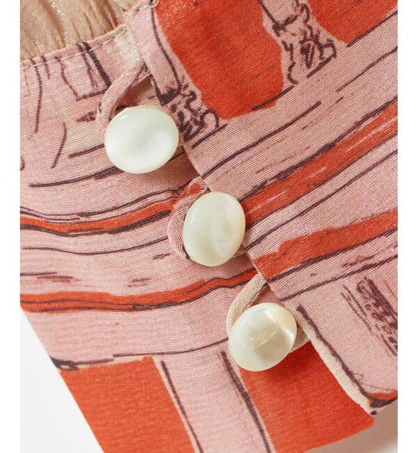 LOULOU WILLOUGHBY「【LOULOU WILLOUGHBY】カテドラルプリント ブラウス」|シャツ・ブラウス|