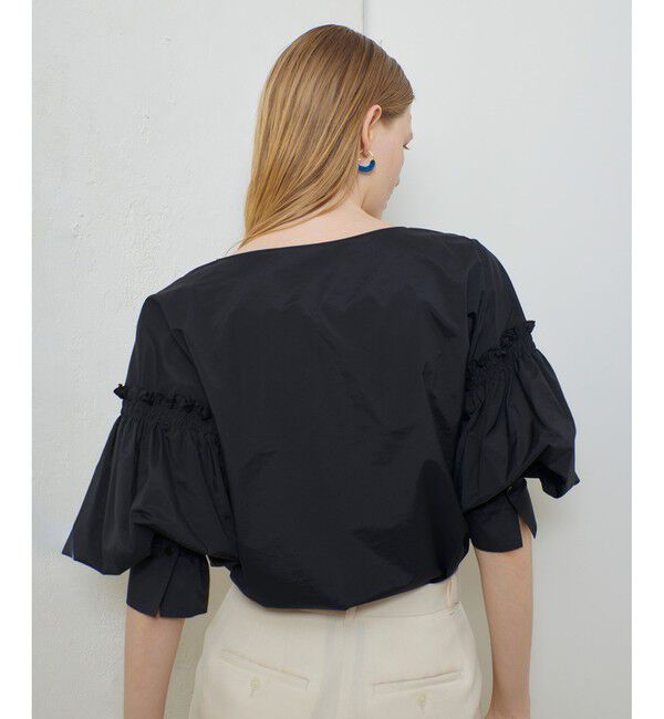 allureville「パフギャザースリーブブラウス」|シャツ・ブラウス|