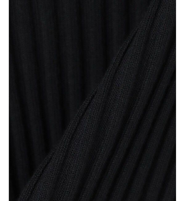 LOULOU WILLOUGHBY「◇ 【LOULOU WILLOUGHBY】バイカラーキーネック5分袖カーディガン」|カーディガン|