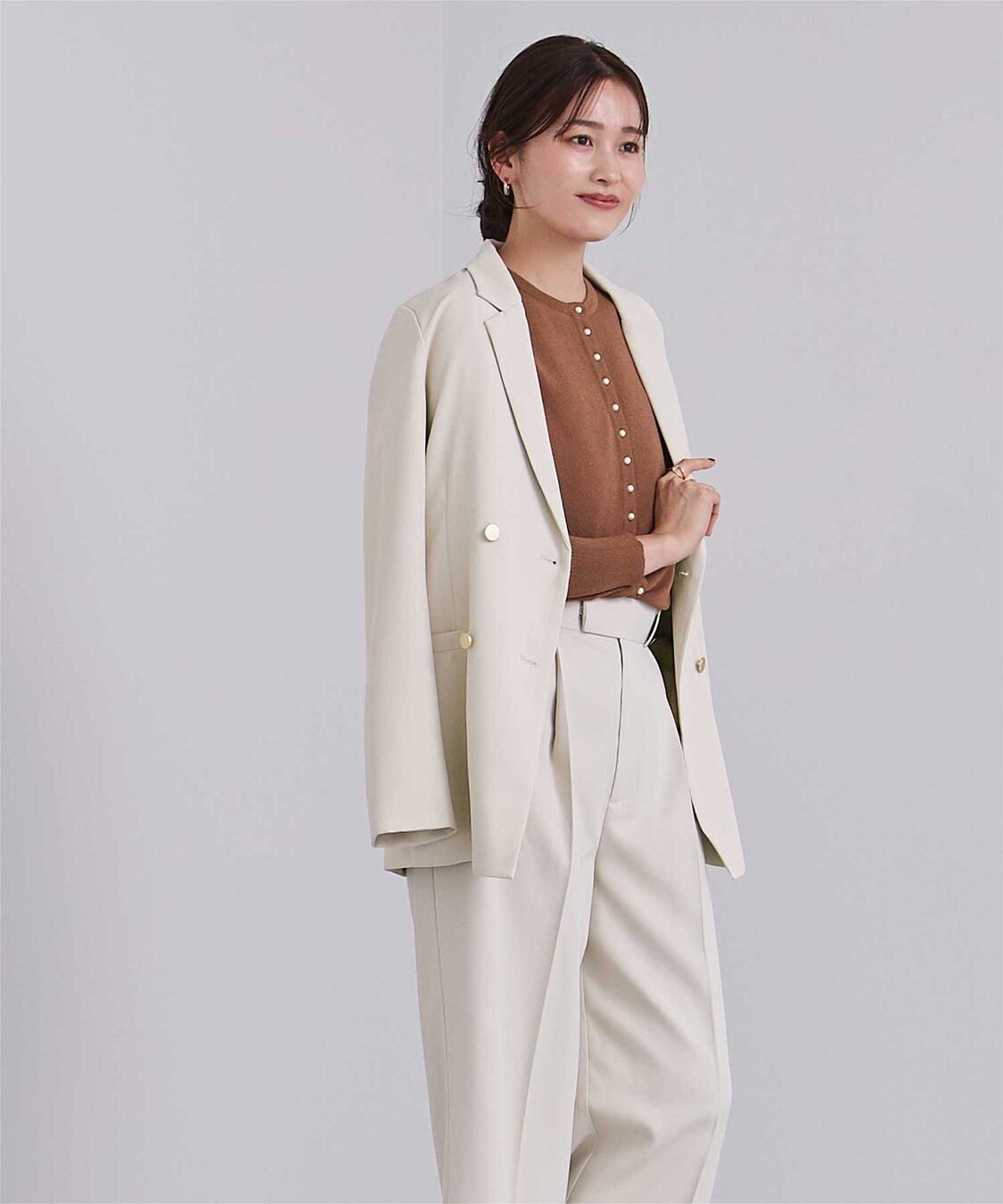 ur's「テーラードダブルブレストジャケット」|テーラードジャケット|