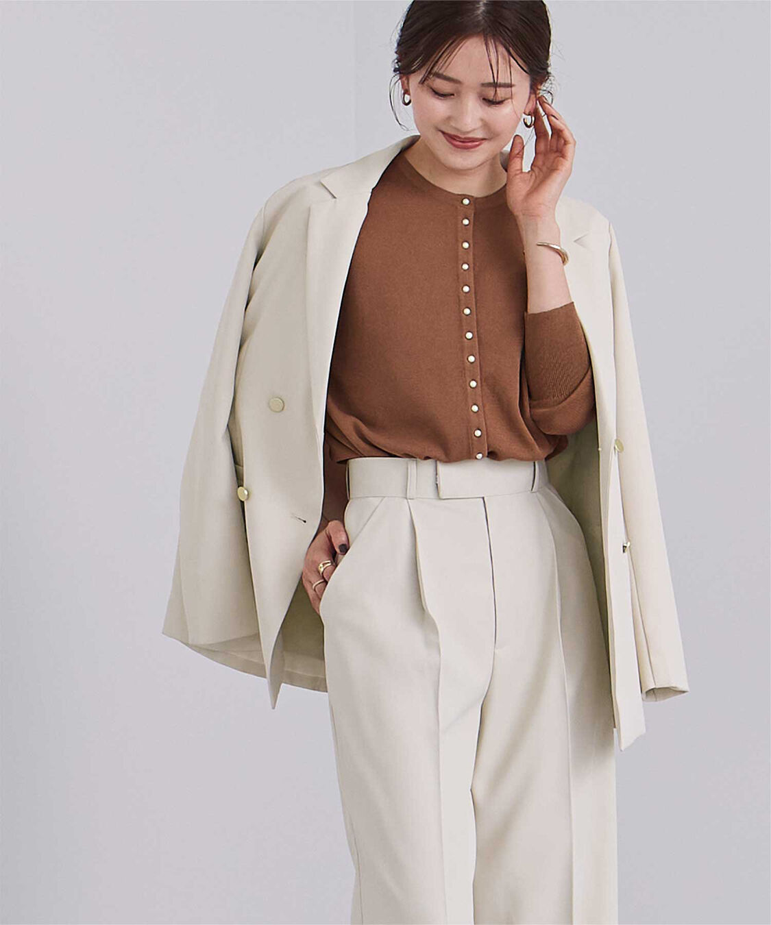 ur's「テーラードダブルブレストジャケット」|テーラードジャケット|