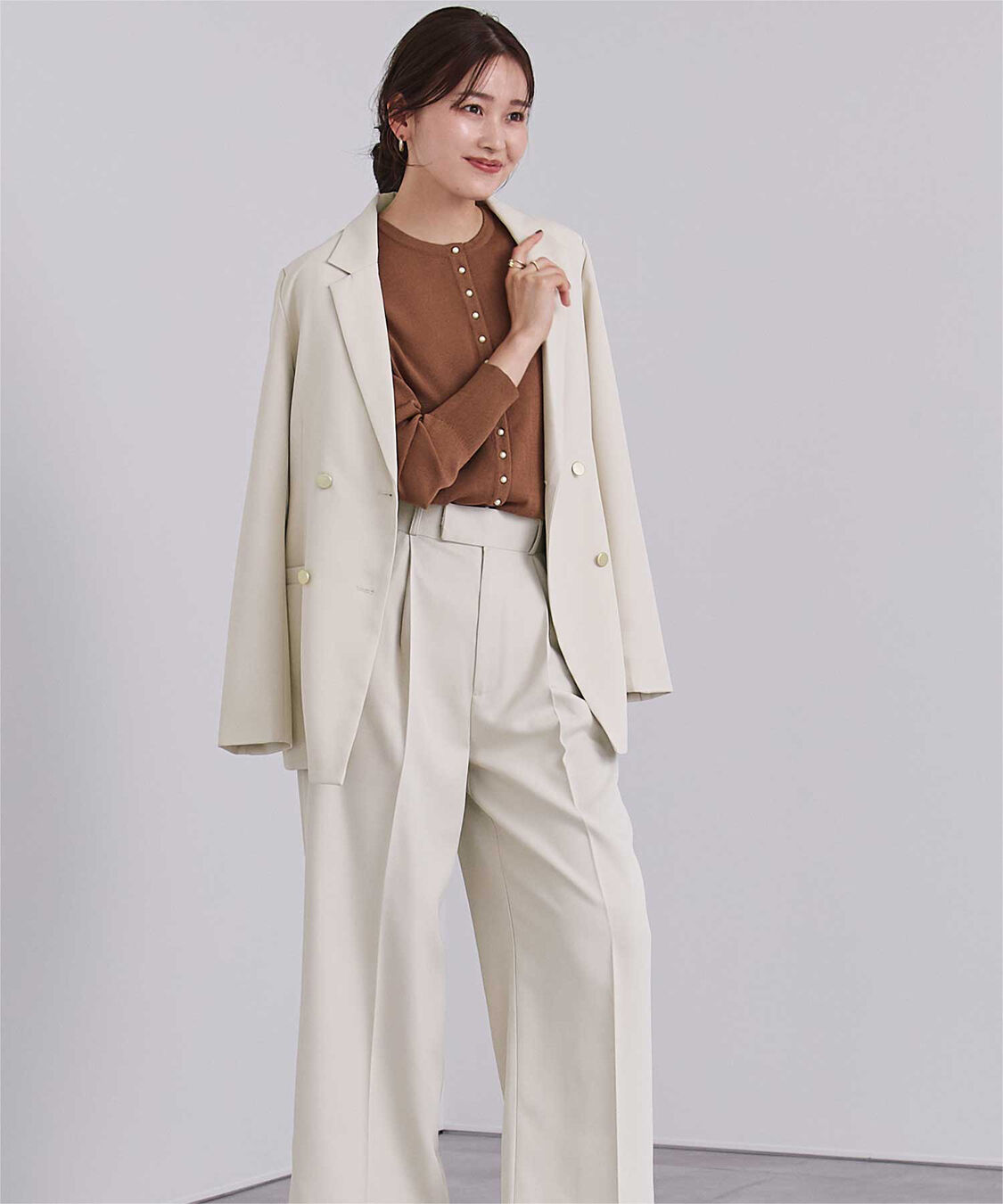 ur's「テーラードダブルブレストジャケット」|テーラードジャケット|