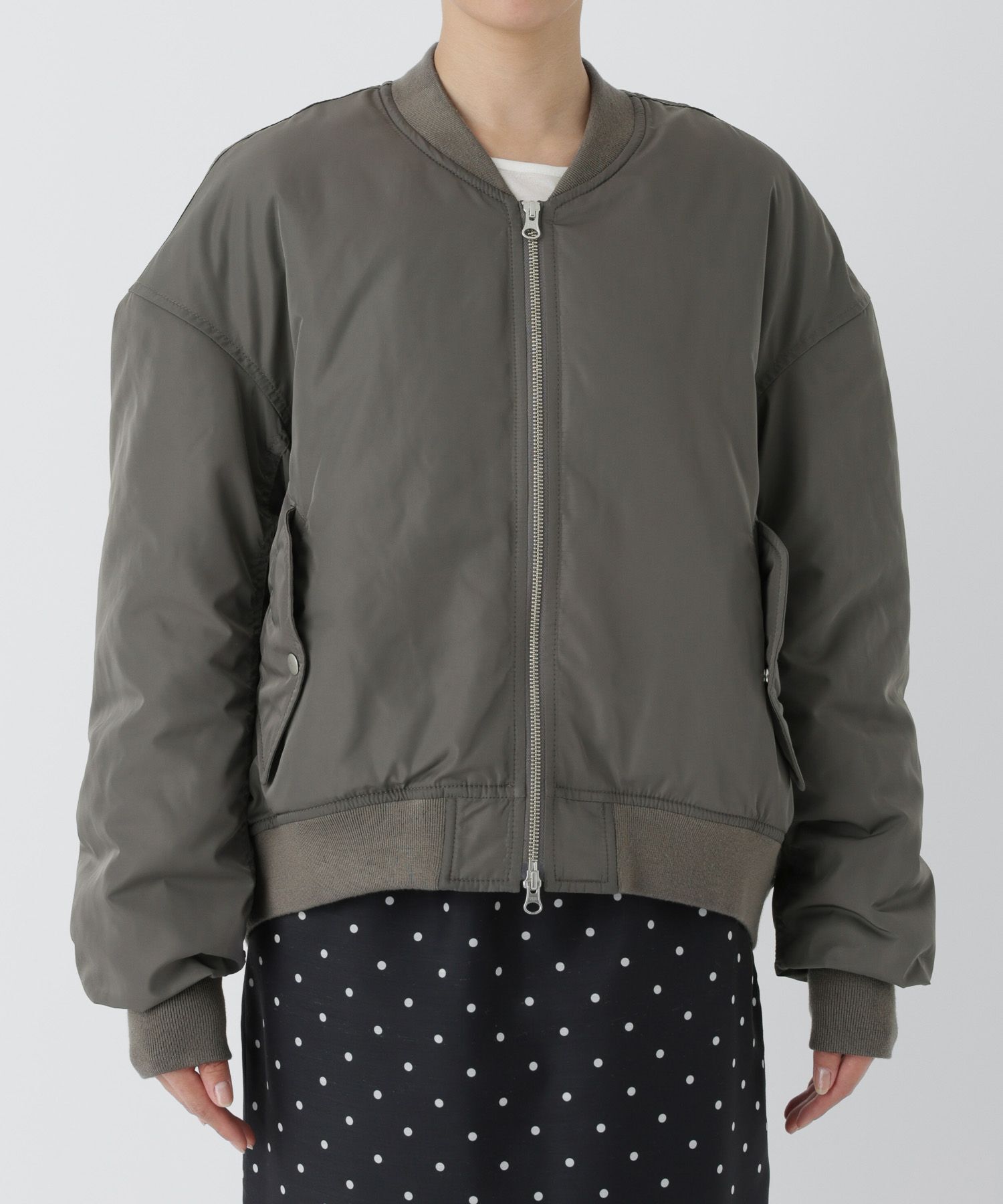 BABYLONE「ショートMA-1」|ブルゾン・スタジャン|