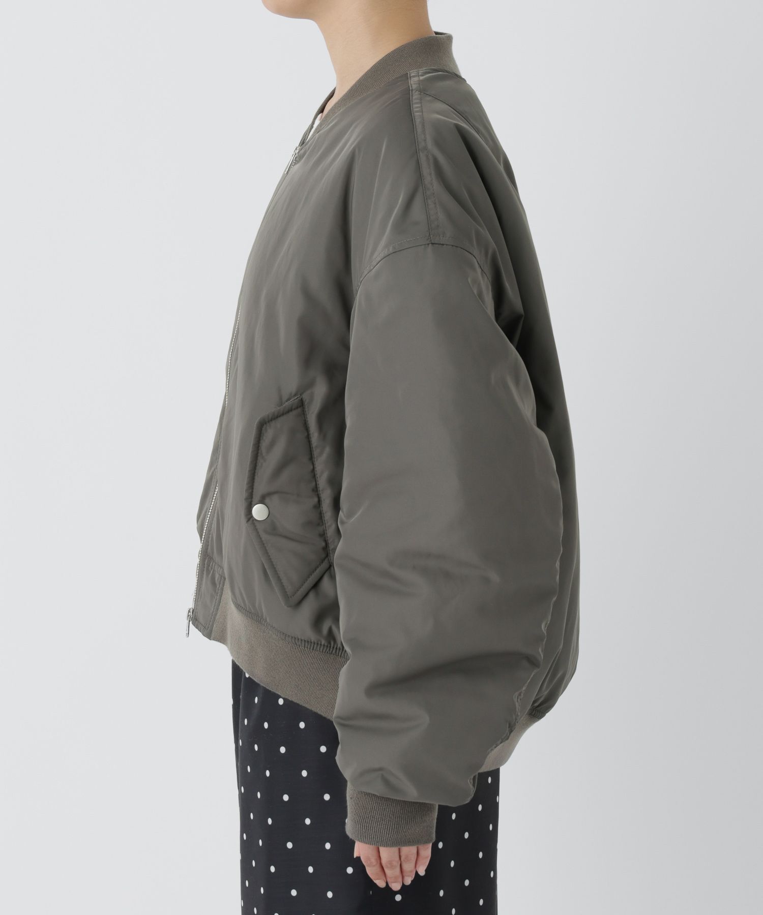 BABYLONE「ショートMA-1」|ブルゾン・スタジャン|