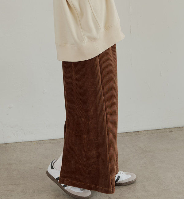  「【低身長・高身長対応】ストレッチコールスカート」|スカート|