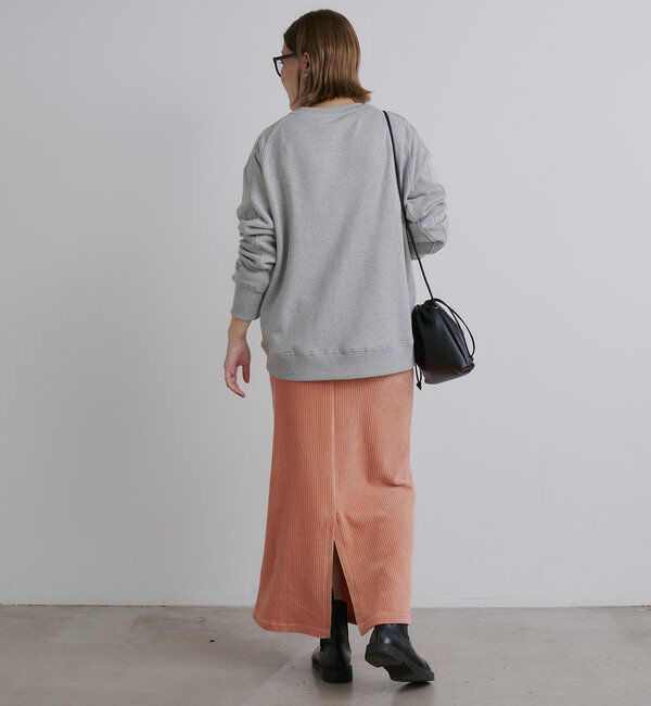  「【低身長・高身長対応】ストレッチコールスカート」|スカート|