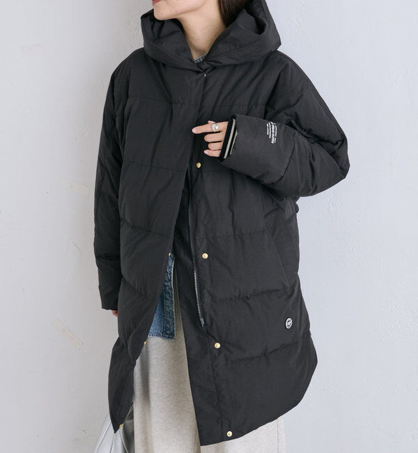  「【軽くて暖かいが叶う♪】フレンチダックダウンフードコート」|ダウン|