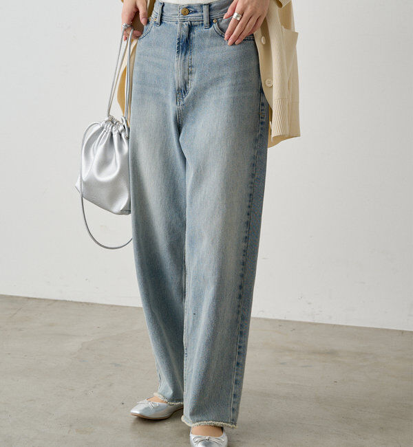  「《リバイバル》【低身長/高身長対応】タテストレッチ足長デニムパンツ」|その他|