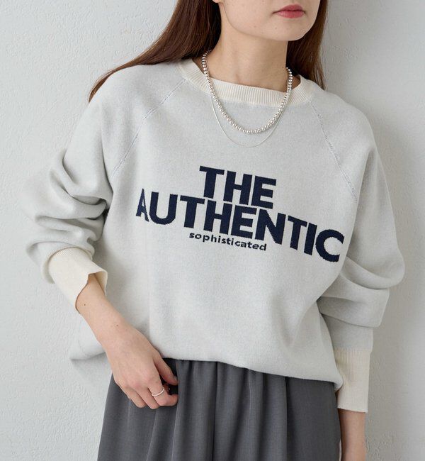  「ジャガードロゴニットプルオーバー」|キャミソール|