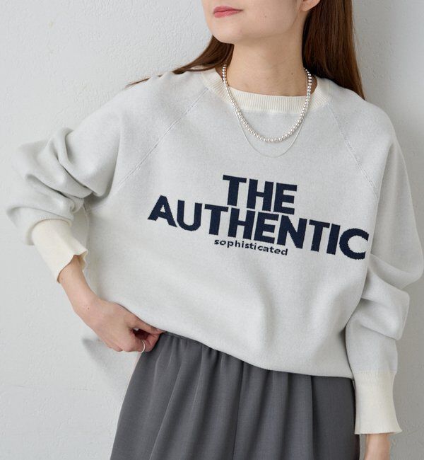  「ジャガードロゴニットプルオーバー」|キャミソール|