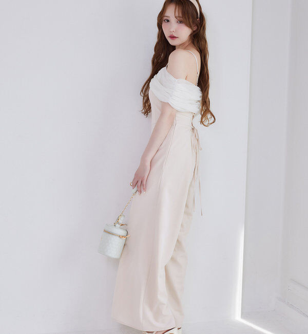  「【Black collection】リボンロンパース」|ワンピース|