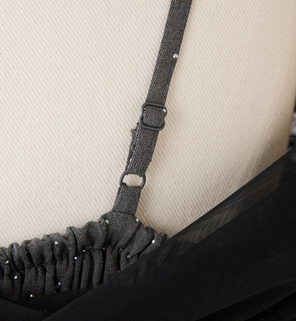  「【Black collection】リボンロンパース」|ワンピース|