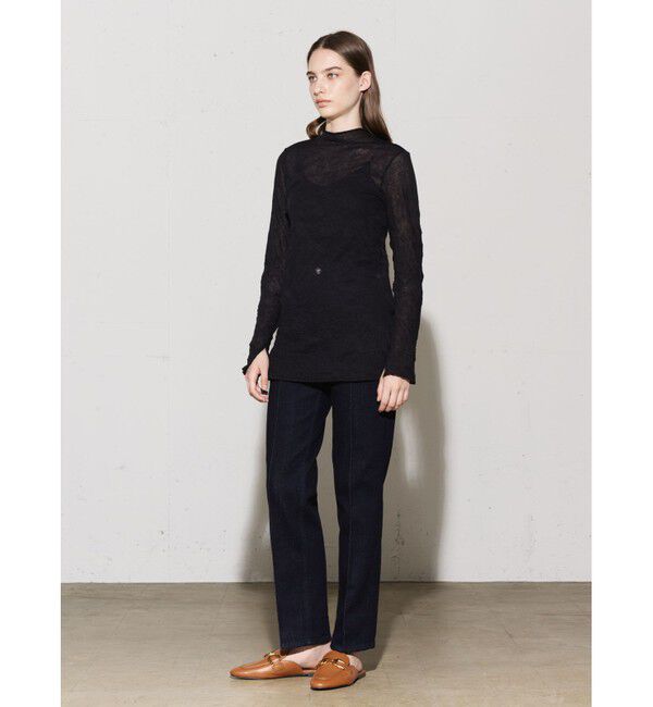 MIDIUMISOLID「MIDIUMISOLID for Ladies シアーハイネックインナー」|Tシャツ・カットソー|