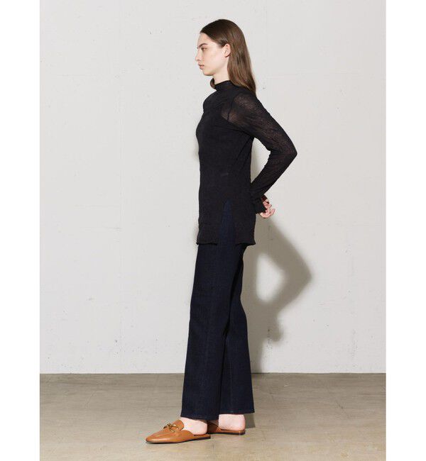 MIDIUMISOLID「MIDIUMISOLID for Ladies シアーハイネックインナー」|Tシャツ・カットソー|