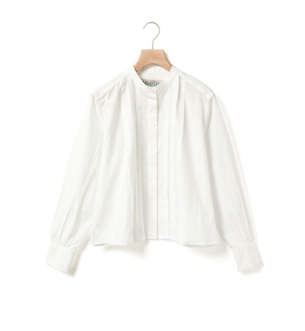 MidiUmi「MidiUmi タックショートシャツ」|シャツ・ブラウス|オフホワイト