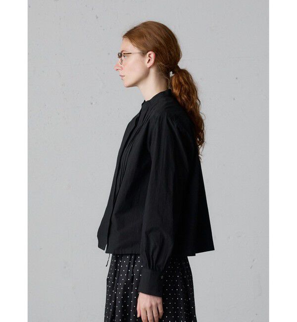 MidiUmi「MidiUmi タックショートシャツ」|シャツ・ブラウス|