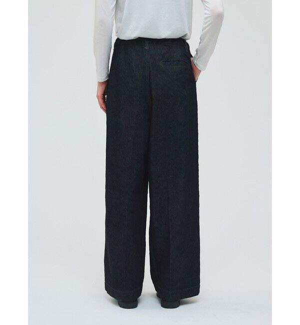 mizuiro ind「mizuiro ind ワイドデニムスラックス」|その他|